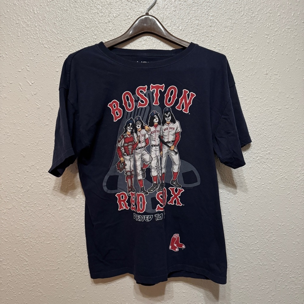 Liquid Blue Navy BOSTON RED SOX KISS